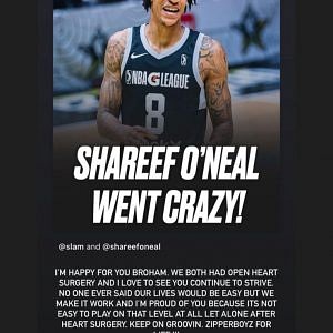 Photo of Shaquille O’Neal’s Ex-Wife, Shaunie, Shares Tear-Jerking Story Of Shareef O’Neal And His ‘Open Heart Surgery’ Mate