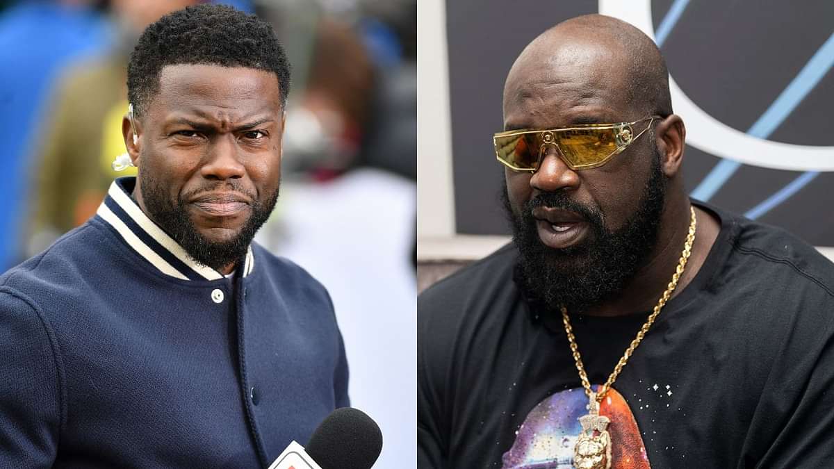 Shaquille O’Neal And Kevin Hart Hilariously Fight About Cowboys-Eagles ...