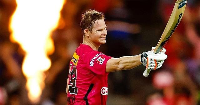 Why is Steve Smith not playing today's BBL 12 Challenger between Sydney Sixers and Brisbane Heat at the SCG?