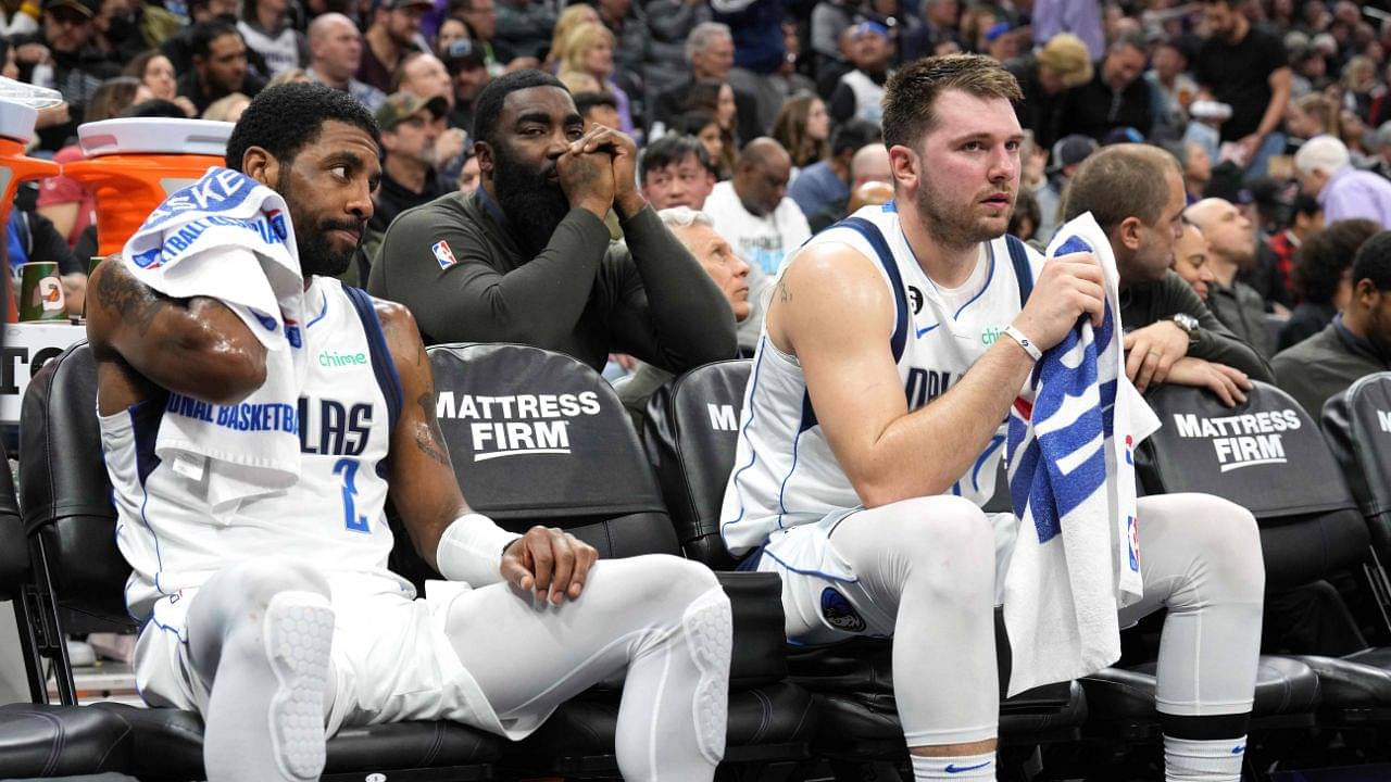 “Kyrie Irving — The Grim Reaper”: Fans Can’t Keep Calm as Luka Doncic an Co. Lose to Lowly Hornets’ 2nd Unit