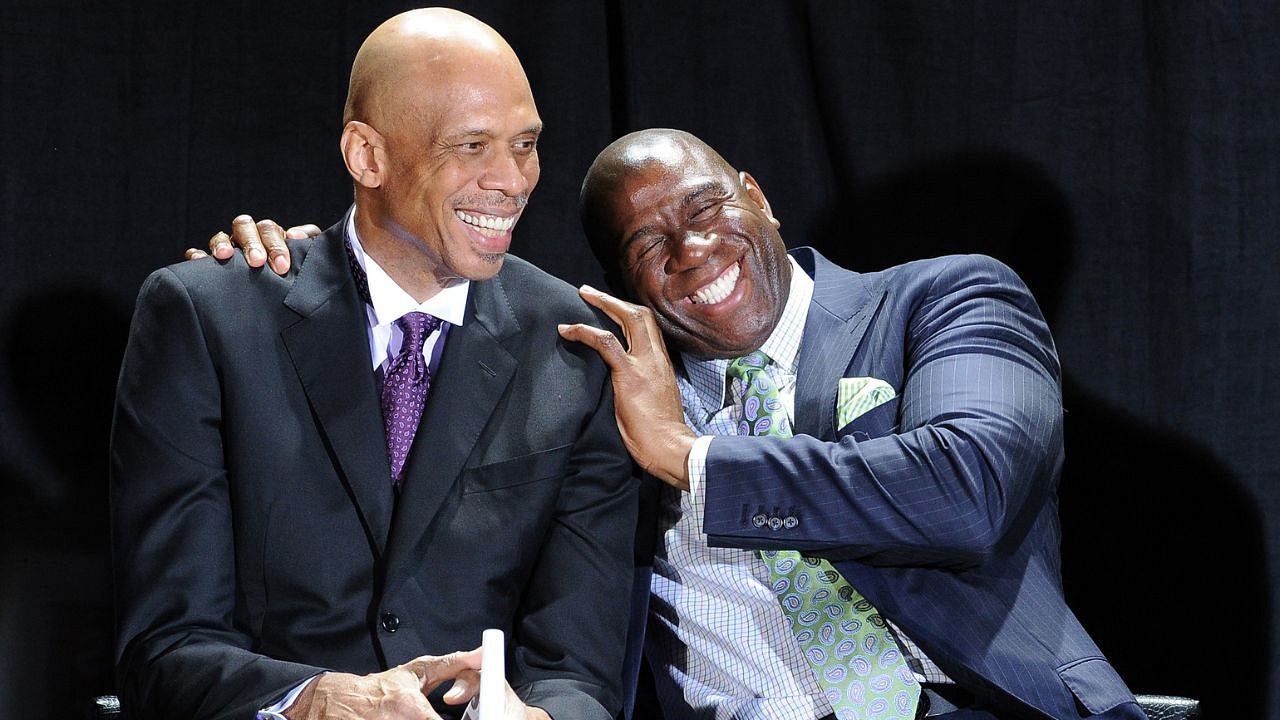 MagicJohnson #KareemAbdulJabbar #Fletch #Magic #Kareem #Lakers