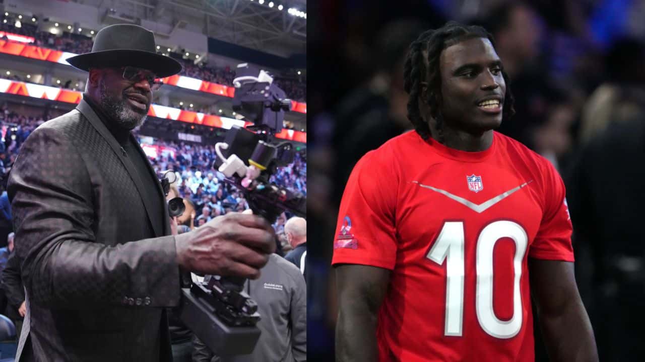 Shaquille O' Neal Fanboys Over Tyreek Hill as the 'Cheetah' Flies