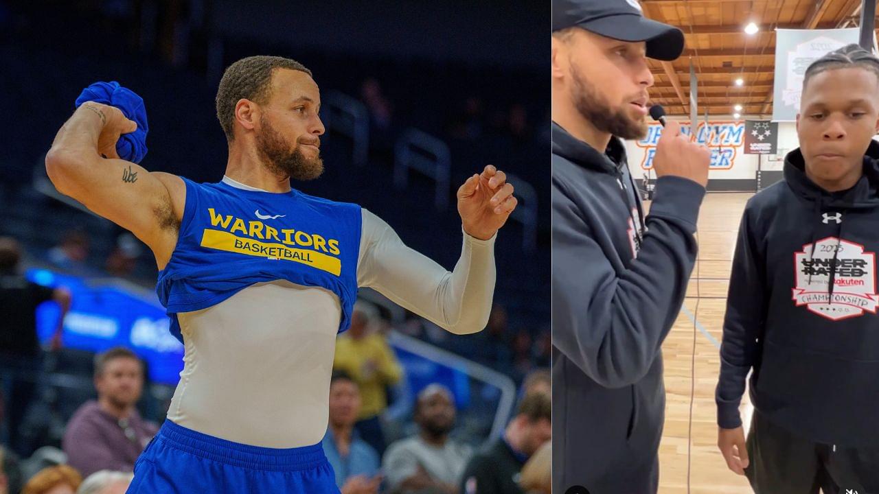 WATCH: Stephen Curry Hilariously Drags 'Underrated' Campers Aside to Test His Interviewing Skills on Them