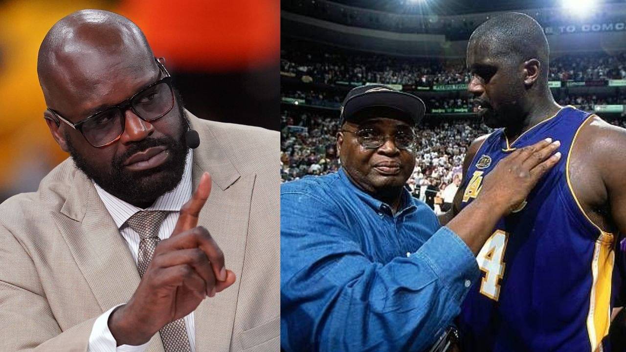 7ft 1" Shaquille O'Neal justified his father Philip Harrison's public thrashings by quoting his own faults as a kid.