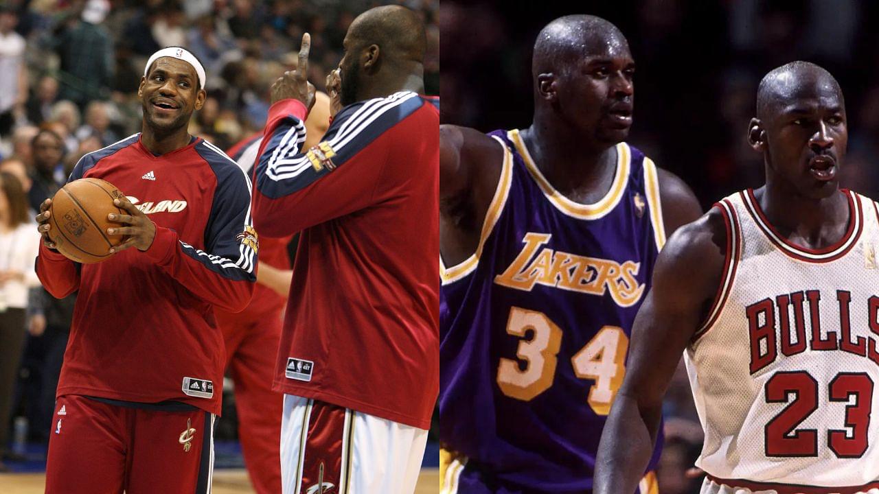 “6 Finals Lost”: Shaquille O’Neal reignites GOAT Debate by Comparing 38 y/o Michael Jordan to LeBron James