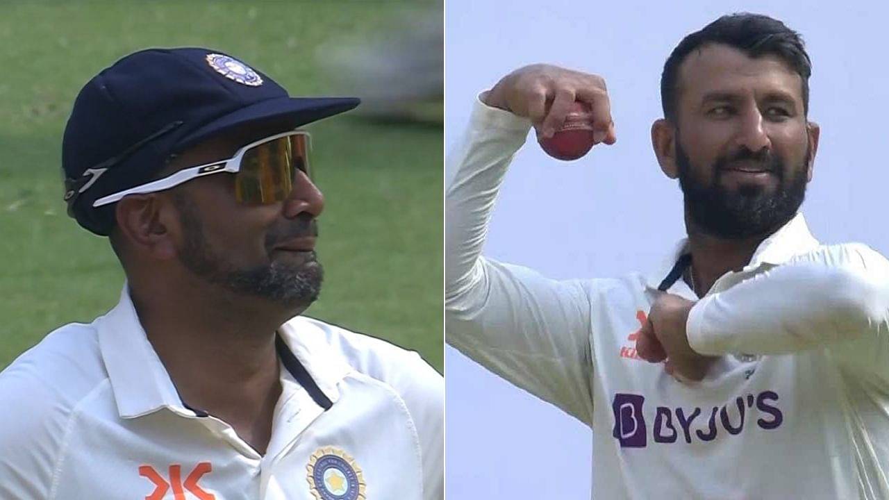 "Highest point for Puji...": Cheteshwar Pujara bowling in Ahmedabad Test allures hilarious dig from R Ashwin
