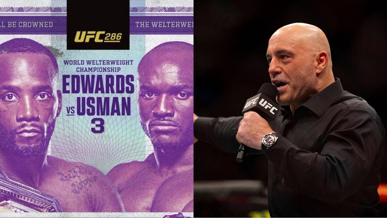 UFC 286 Joe Rogan Kamaru Usman Leon Edwards