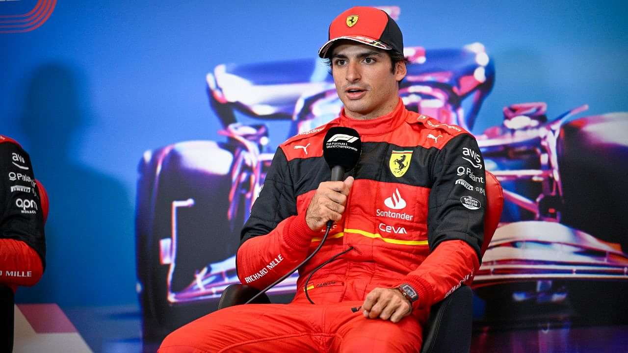 Ferrari Informs Carlos Sainz They Are In a Safe Space for 2023; He Is Trying To Hope It's 'Not a Lie'