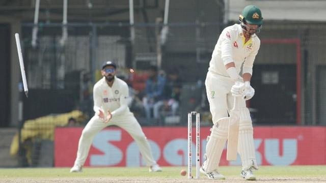 "Kaam tamaam": Mitchell Starc clean bowled by Umesh Yadav as stumps go cartwheeling at Holkar Stadium