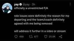 "Praying on This Team's Downfall"; Twitter Reacts to Yay Leaving C9 Valorant