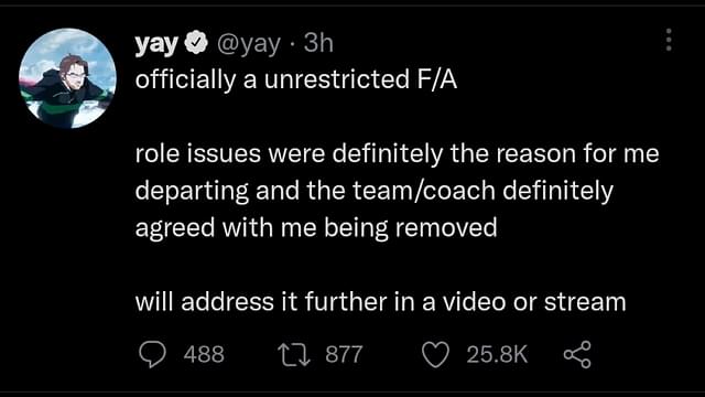 "Praying on This Team's Downfall"; Twitter Reacts to Yay Leaving C9 Valorant