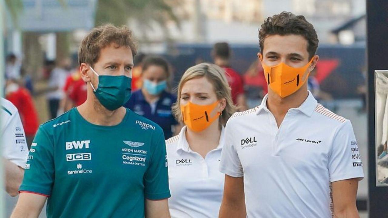 Lando Norris Reveals Emotional Gift He Received From Sebastian Vettel During Latter's Farewell in Abu Dhabi