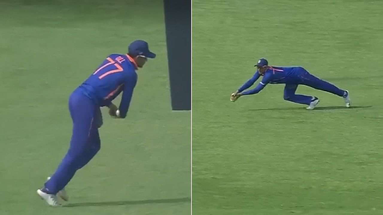 Gill takes a beauty": Gujarat Titans cheer for Shubman Gill as he grabs outstanding catches at first slip in Mumbai ODI - The SportsRush