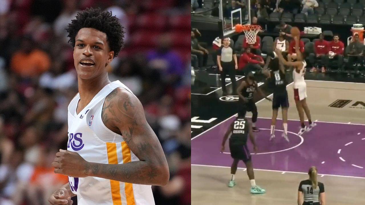 WATCH: Shaquille O'Neal's Son Shareef Hypes Himself Up After Massive Highlight in the G League
