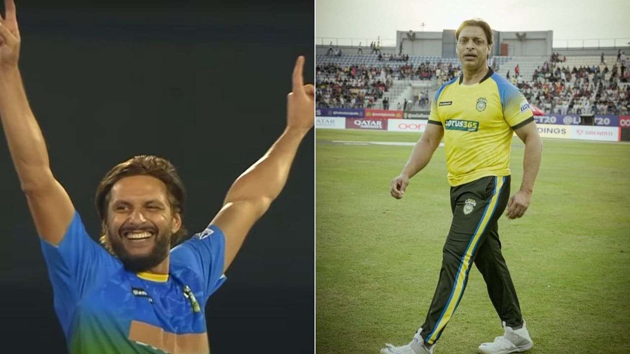 "Paise toh mil rahe hai": Shahid Afridi mocks Shoaib Akhtar for earning money despite not playing Legends League Cricket 2023 matches