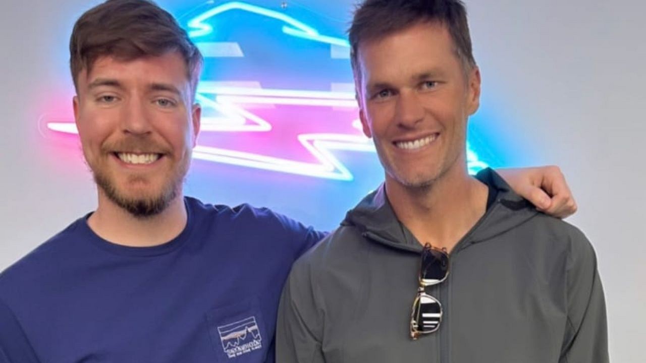 Tom Brady Hits Drone Off Top Deck of MrBeast's $300 Million Yacht