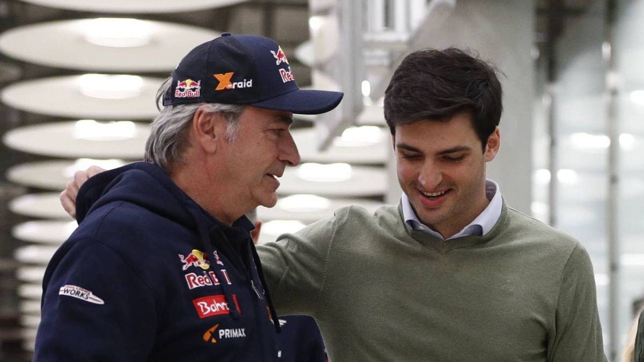 How different is Carlos Sainz's driving style from his 2-time World Champion father?