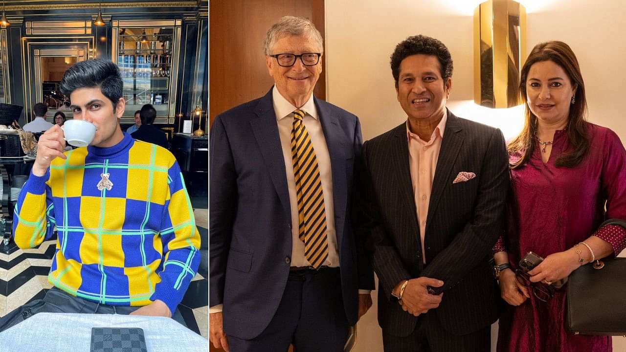 "Loves Bill and Gill": Twitter user's hilarious Shubman Gill reference to Sachin Tendulkar meeting Bill Gates in Mumbai