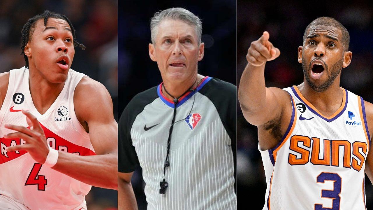 Scott Foster Conspiracy: Scottie Barnes' Ejection Adds Hate Onto 'Serial Chris Paul Hater' Amidst Rigged NBA Claims