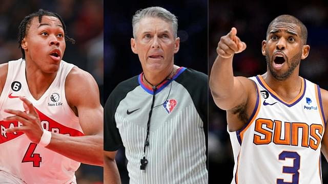 Scott Foster Conspiracy: Scottie Barnes' Ejection Adds Hate Onto 'Serial Chris Paul Hater' Amidst Rigged NBA Claims