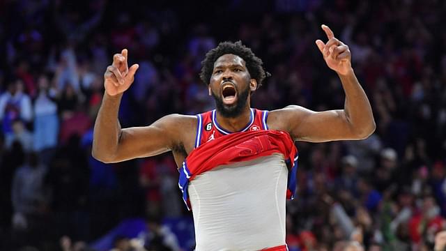 Philadlephia 76ers Center Joel Embiid once had a laughable interaction with another man comparing the sizes of their genitalia.