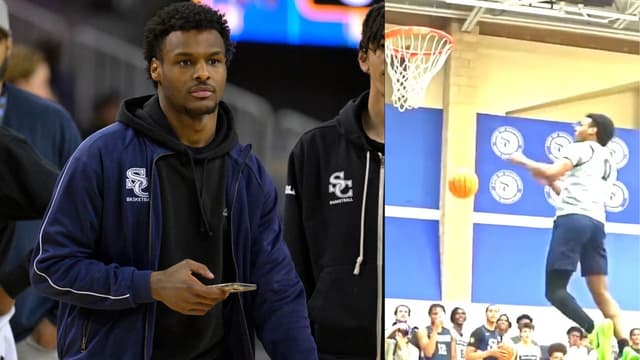 WATCH: Bronny James Embarrasses Himself Despite Hyping Up the Crowd For Insane Dunk