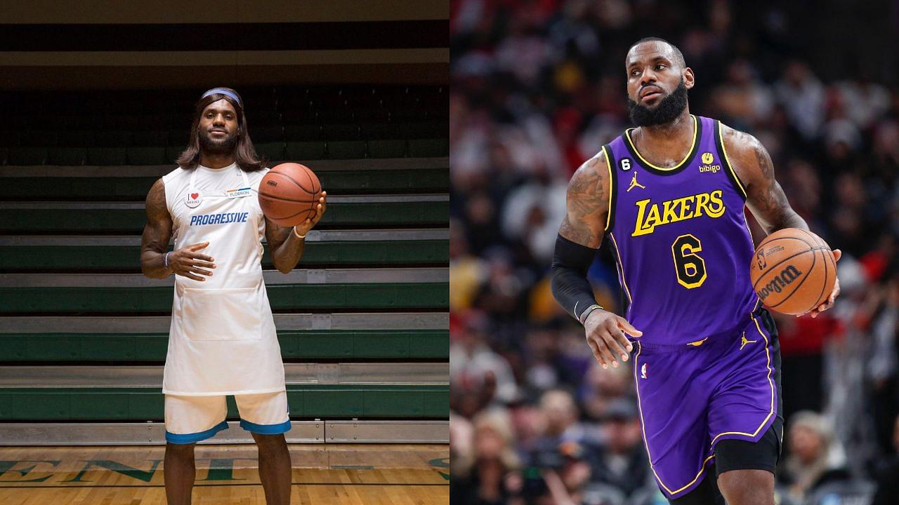LeBron James in a Dress: Lakers Superstar Once Dressed Up As ‘FloBron’ for an Insurance Commercial