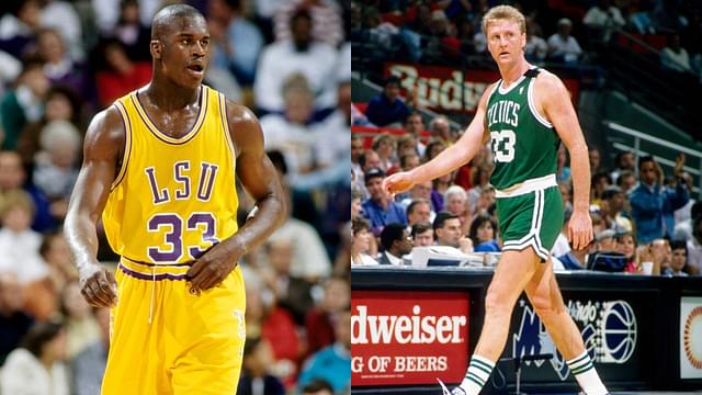 "18 y/o Shaquille O'Neal Is The Best Player In The World": Larry Bird Once Snubbed Michael Jordan For LSU Superstar
