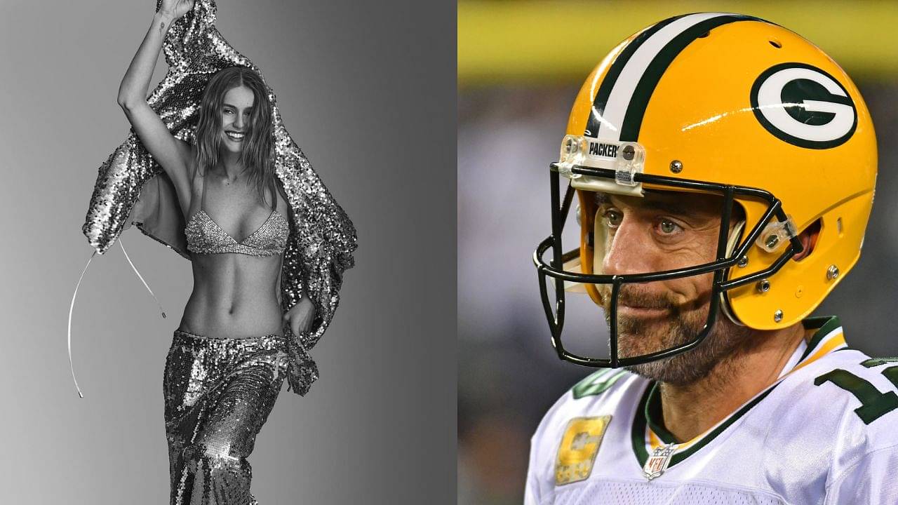 Aaron Rodgers’ Rumored Girlfriend Mallory Edens Is Turning up the Heat in Dotted Black Dress