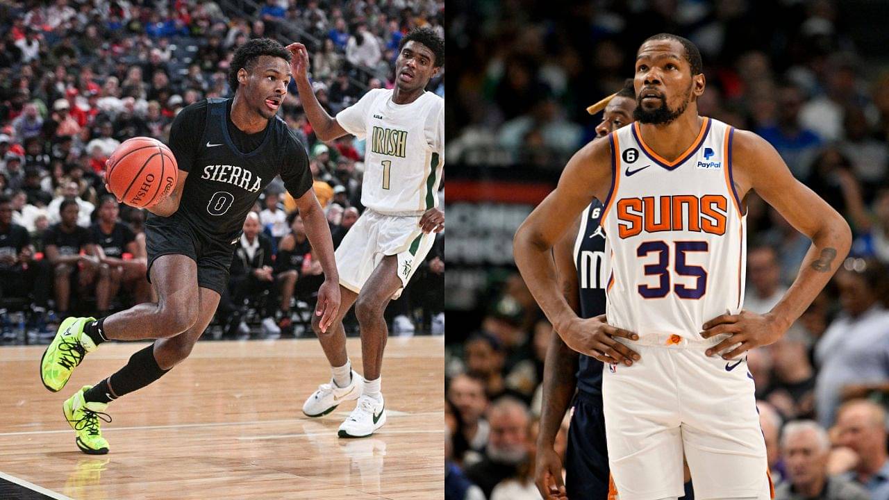 “Bronny James, It’ll Be Tight if You Wore the LeBron 20s!”: Kevin Durant Talks About LeBron James’ Son Playing in McDonald’s All-American Game
