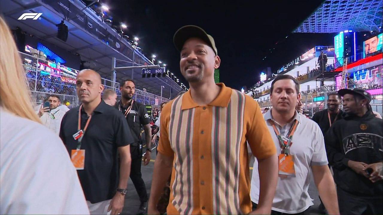 "Team Lewis, That's My Guy": WATCH Will Smith Support Lewis Hamilton During Saudi Arabian GP