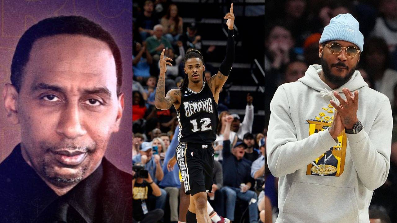 Stephen A. Smith Warns Ja Morant Using Carmelo Anthony's David Stern Story on Players' Surveillance: "This is No Joke, Ja Has Got to be Careful!"
