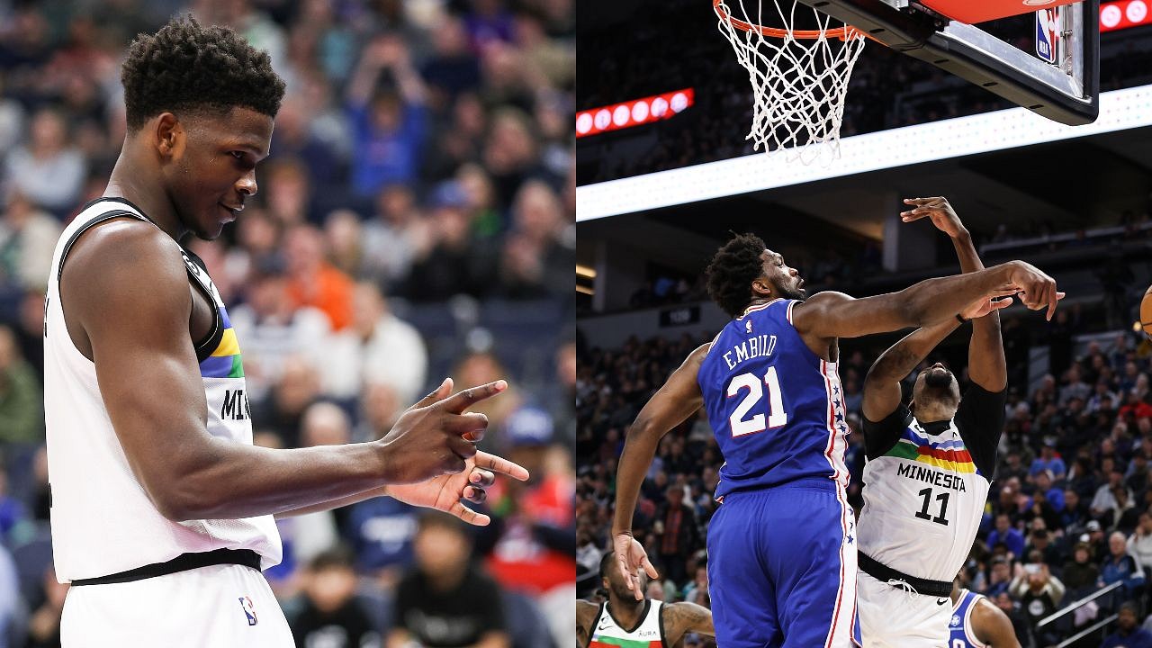 "Joel Embiid Is The MVP Of The League": Anthony Edwards Backs Sixers ...