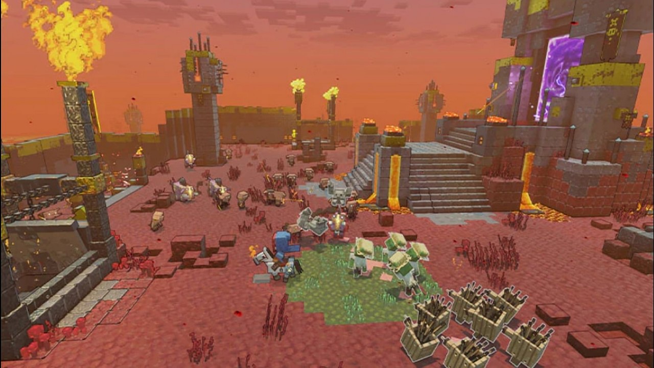 Minecraft Legends could be you and your kids' next Game Pass