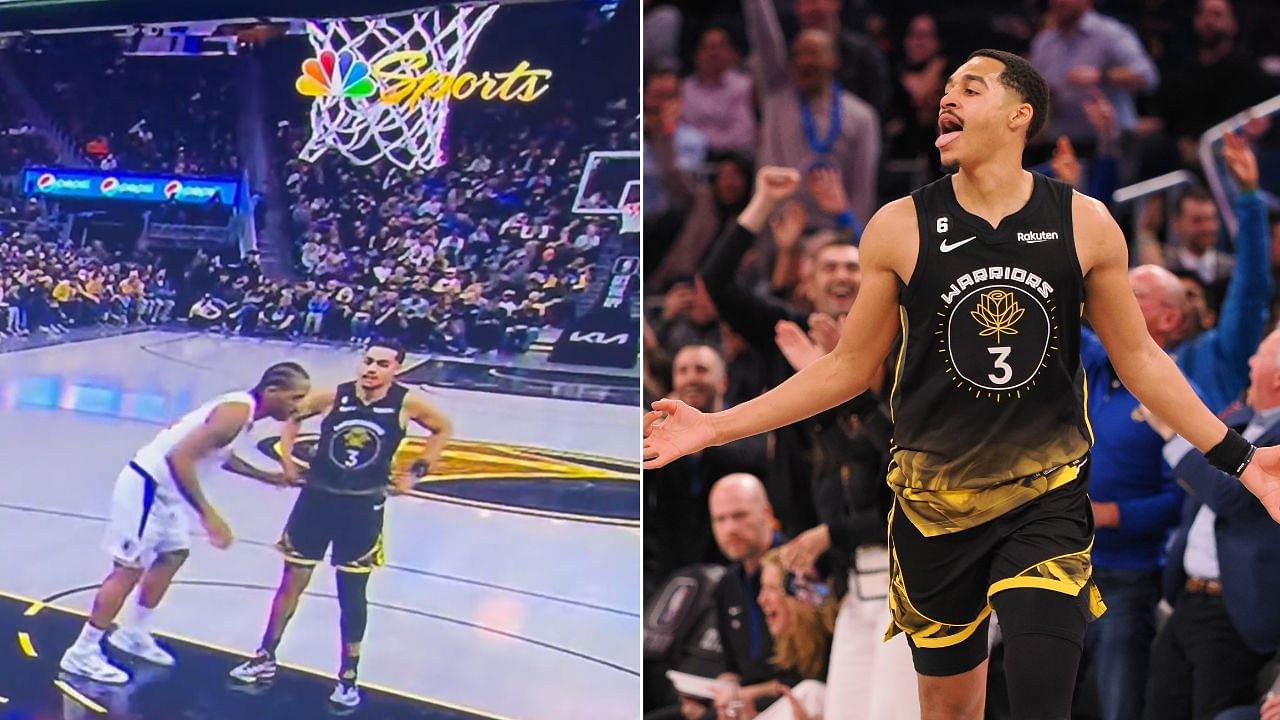 WATCH: Jordan Poole Spooks Kawhi Leonard With A Fake, Breaks Into Laughter