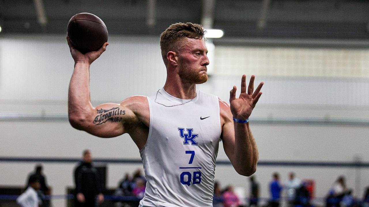 Bulked up Potential #1 Pick Will Levis Looks Unrecognisable Ahead of 2023 Draft Day