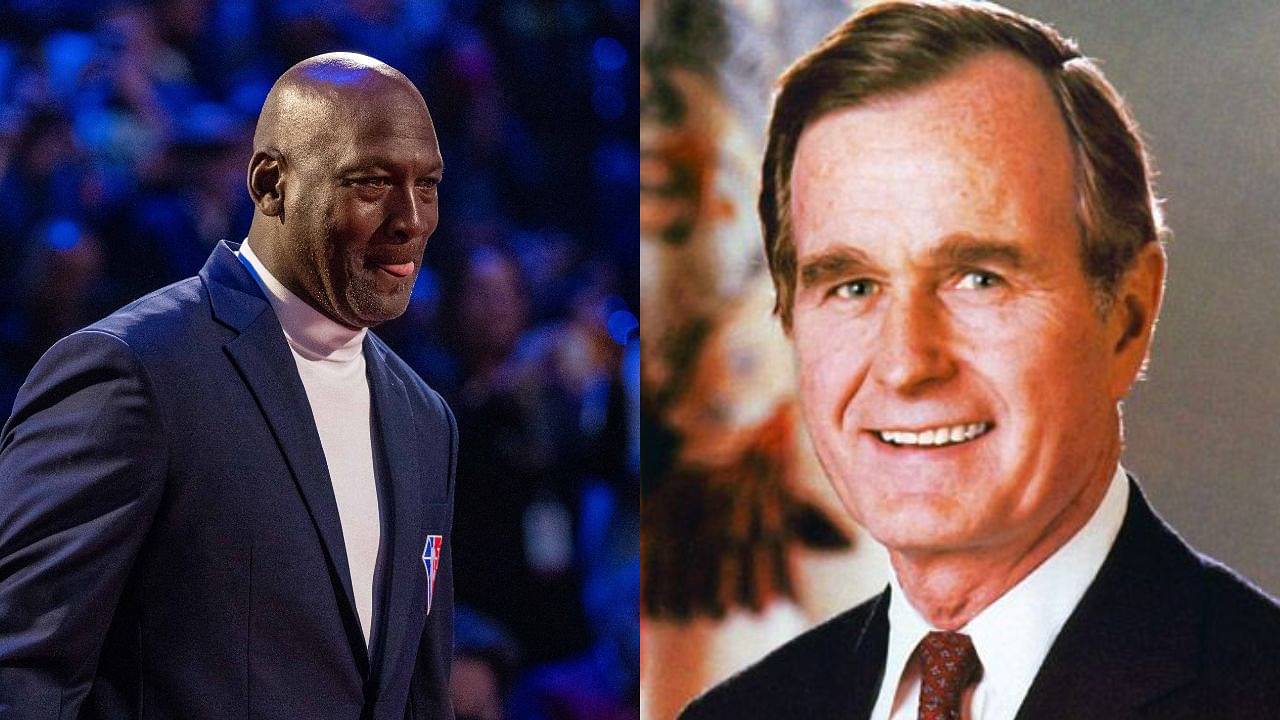 Backed by $16 Million Shoe Earnings, Michael Jordan Disrespected President Bush: "White House is Just Like Any Other House"
