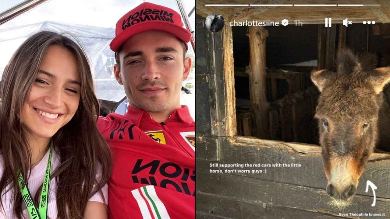 Charles Leclerc Ex-girlfriend Charlotte Siine Clarifies Her Loyalty to Ferrari After Cryptic Message