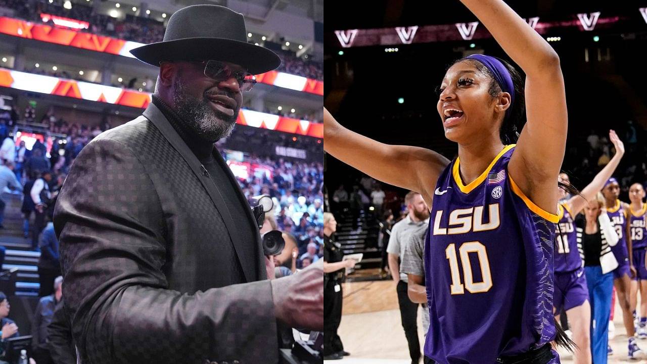 "Play Me 1v1, Shaquille O'Neal!": LSU Top Scorer Angel Reese Hilariously Challenges Lakers Legend, Ready to Take Him Down a Peg