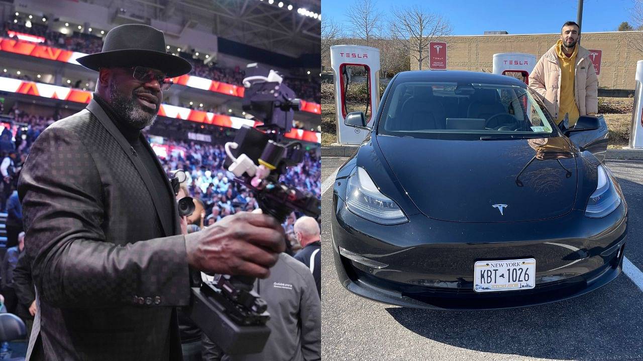 Despite Roasting Elon Musk For His 'Small' Teslas, Shaquille O’Neal Laughs on IG at Couple For Almost Blowing One Up