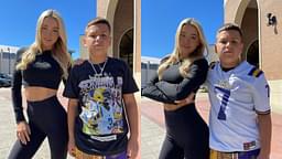 “Baby Gronk” Has a Fangirl in Star Gymnast Livvy Dunne Who Desperately Wants to Recruit Him for LSU