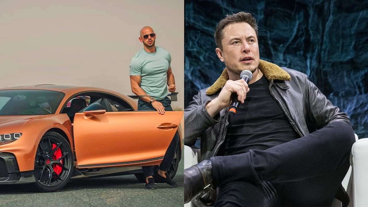 Andrew Tate Bugatti Elon Musk