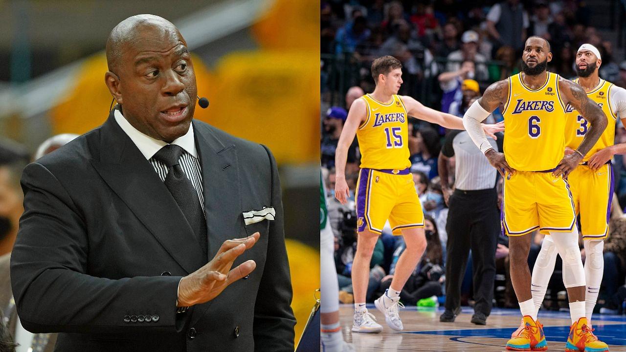 Magic Johnson called Austin Reaves one of his favorite players after he helped Anthony Davis lead the Lakers to victory.