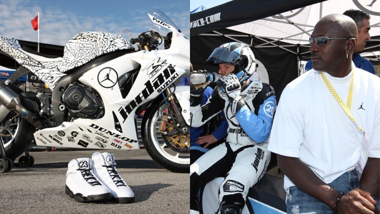 Michael jordan store motorcycle racing