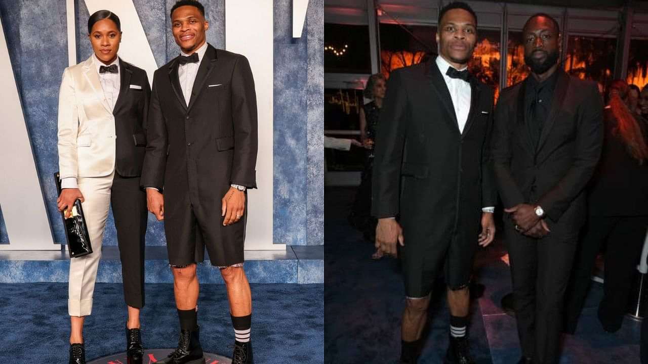 "His Formal Romper is Hideous": Russell Westbrook and Wife Nina Make Huge Fashion Blunder in Vanity Fair's Oscars After Party