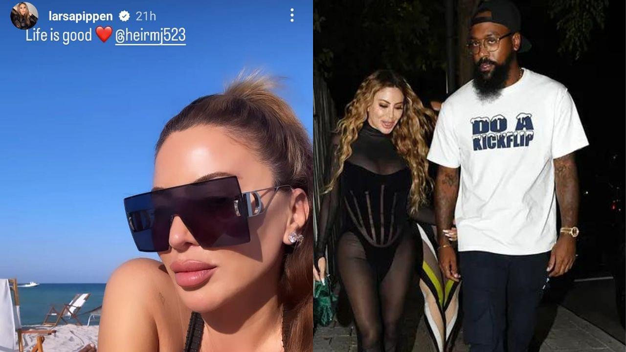 After Michael Jordan’s approval, Larsa Pippen Goes on a Quick Beach Getaway with Marcus Jordan