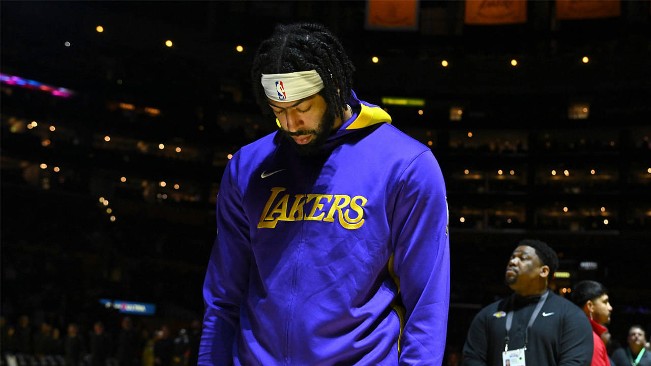 Anthony Davis Has Nothing But Praise For Returning Laker D'Angelo Russell When Asked About His Contributions To The Win Against Phoenix Suns