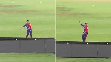 "FUUULLL MAJJAAAA": Jemimah Rodrigues nails floss dance during DC W vs RCB W WPL 2023 match at Brabourne Stadium