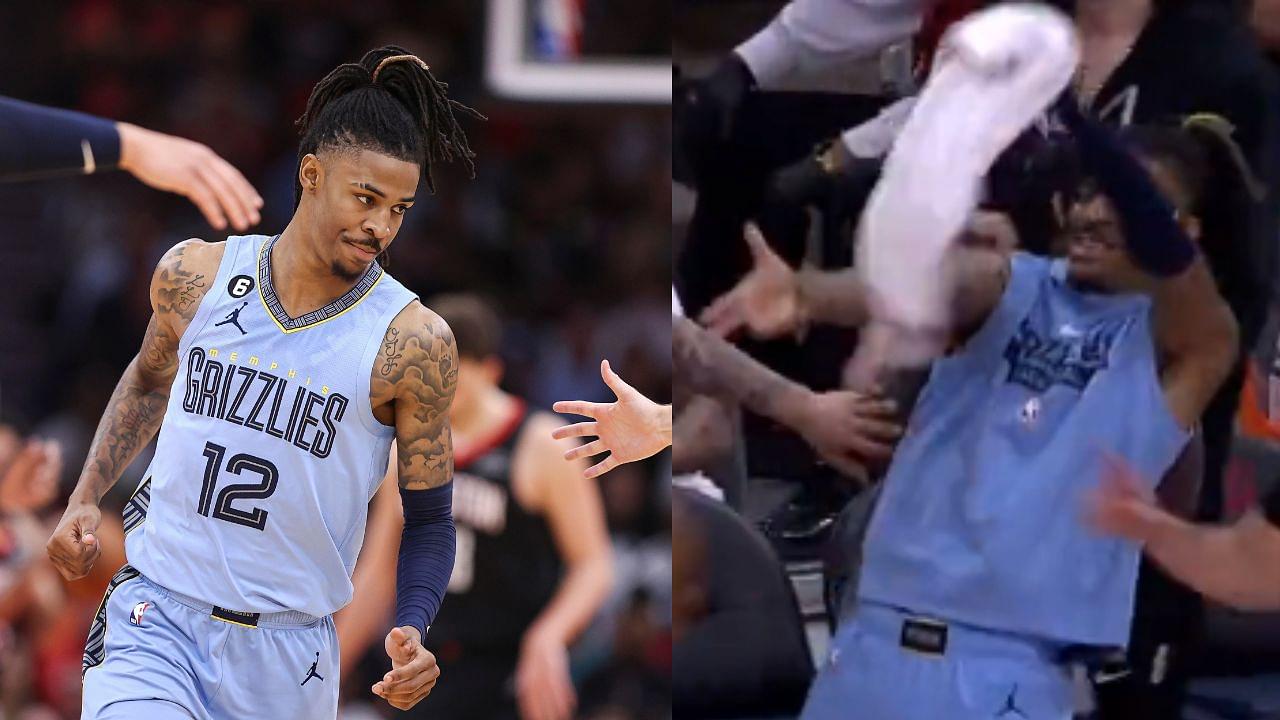 Ja Morant Ironically Celebrated with 'Finger Guns' On the Day Reports of Assaulting a Minor Were Revealed