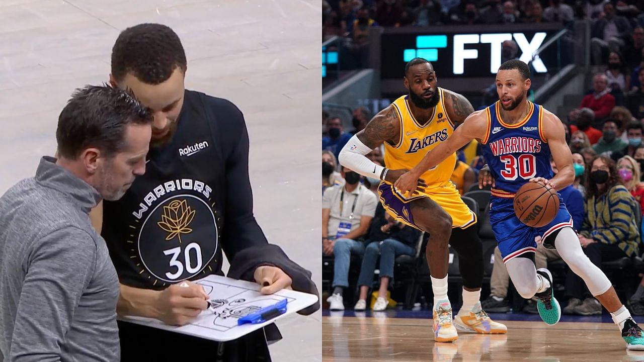 Inspired by “LeGM” LeBron James, Stephen Curry Turns "Coach" to Draw up Plays in Thrilling Win Over Suns